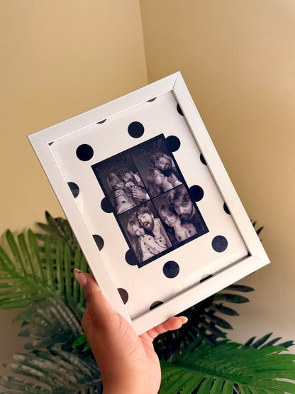 Polka dot frame