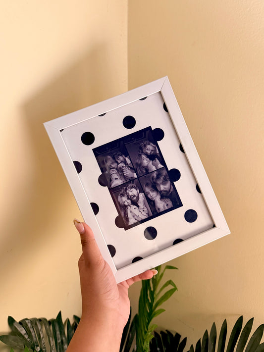 Polka dot frame