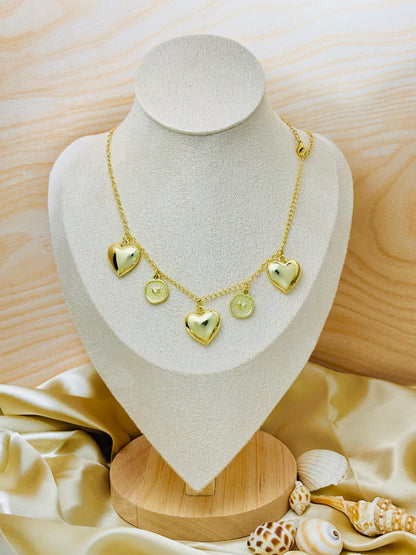 Dil Dosti Pyaar Charm Necklace