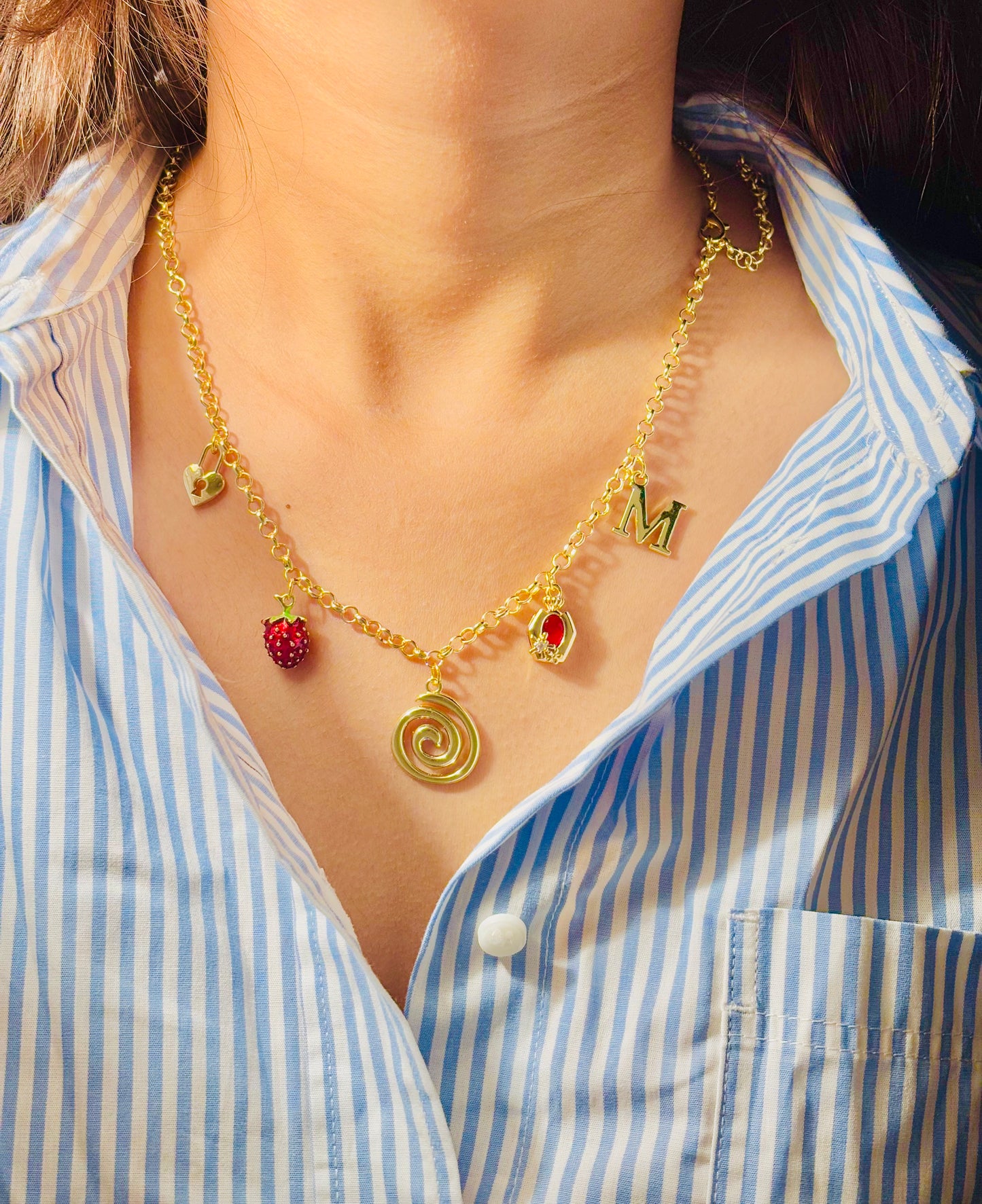 Charm Berry Necklace