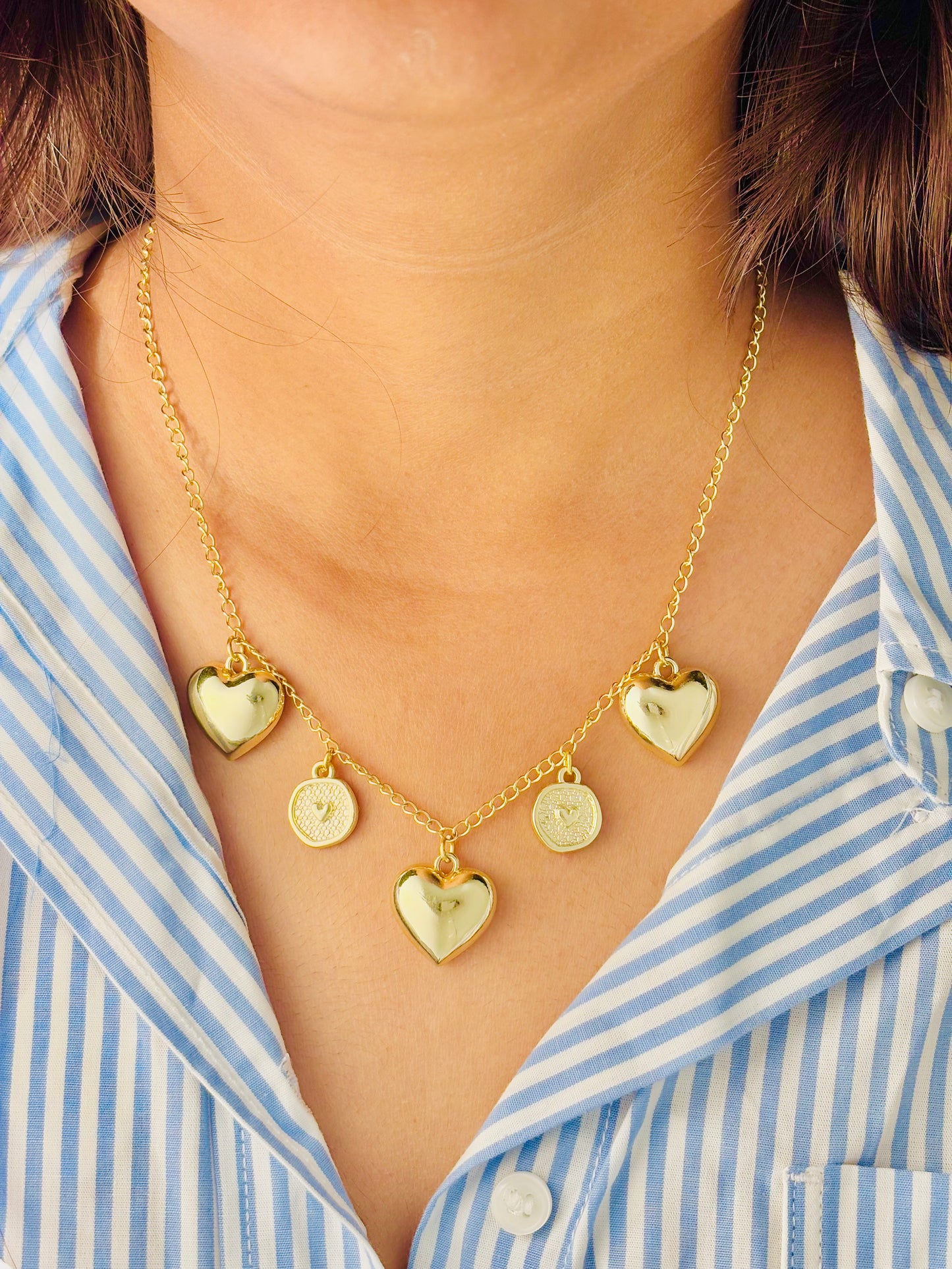 Dil Dosti Pyaar Charm Necklace