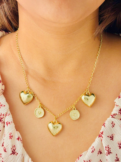 Dil Dosti Pyaar Charm Necklace