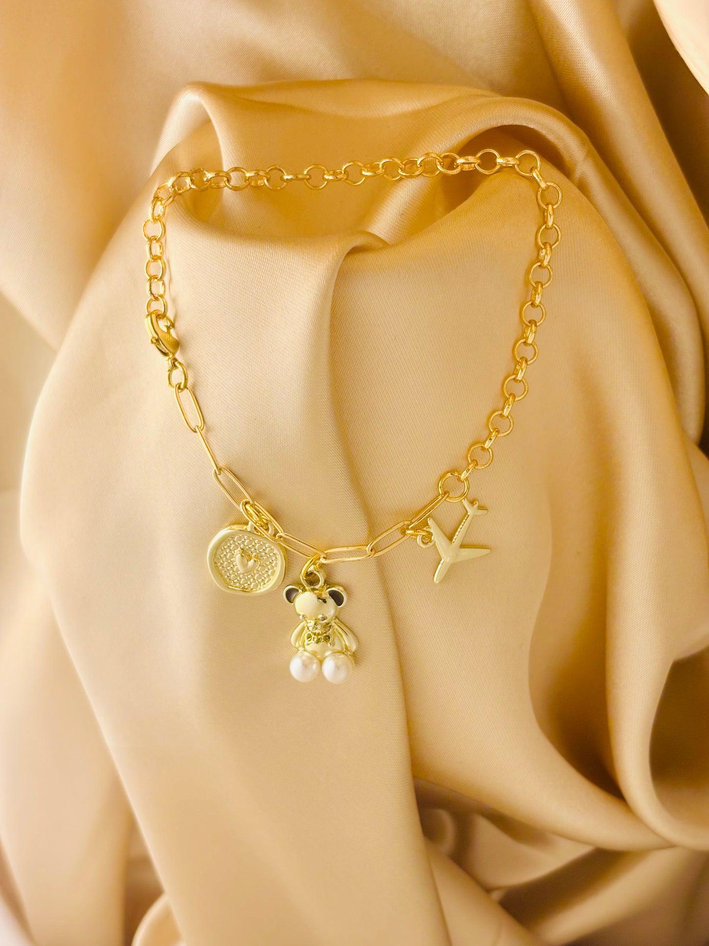 Linked in Love Charm Bracelet