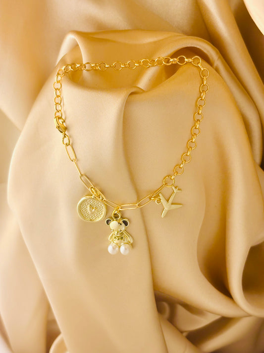 Linked in Love Charm Bracelet