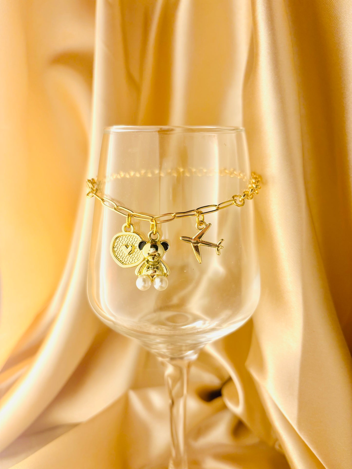 Linked in Love Charm Bracelet