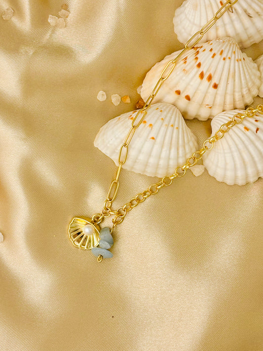 Sagar Moti Charm Necklace