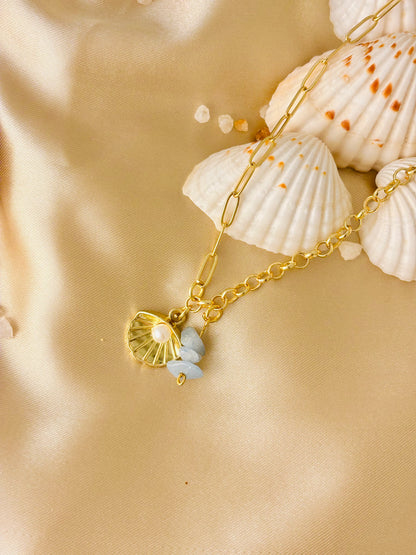 Sagar Moti Charm Necklace