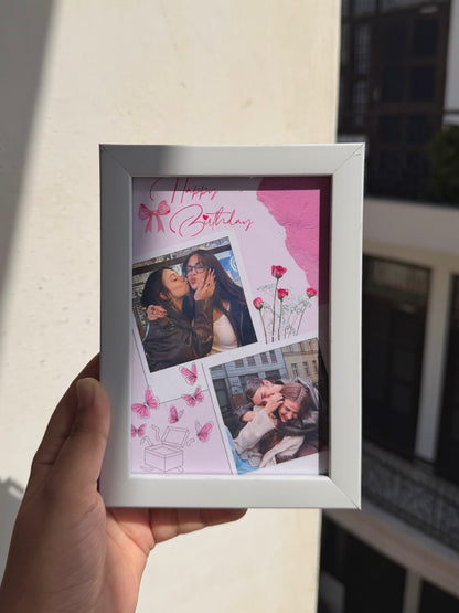Pink Birthday Frame