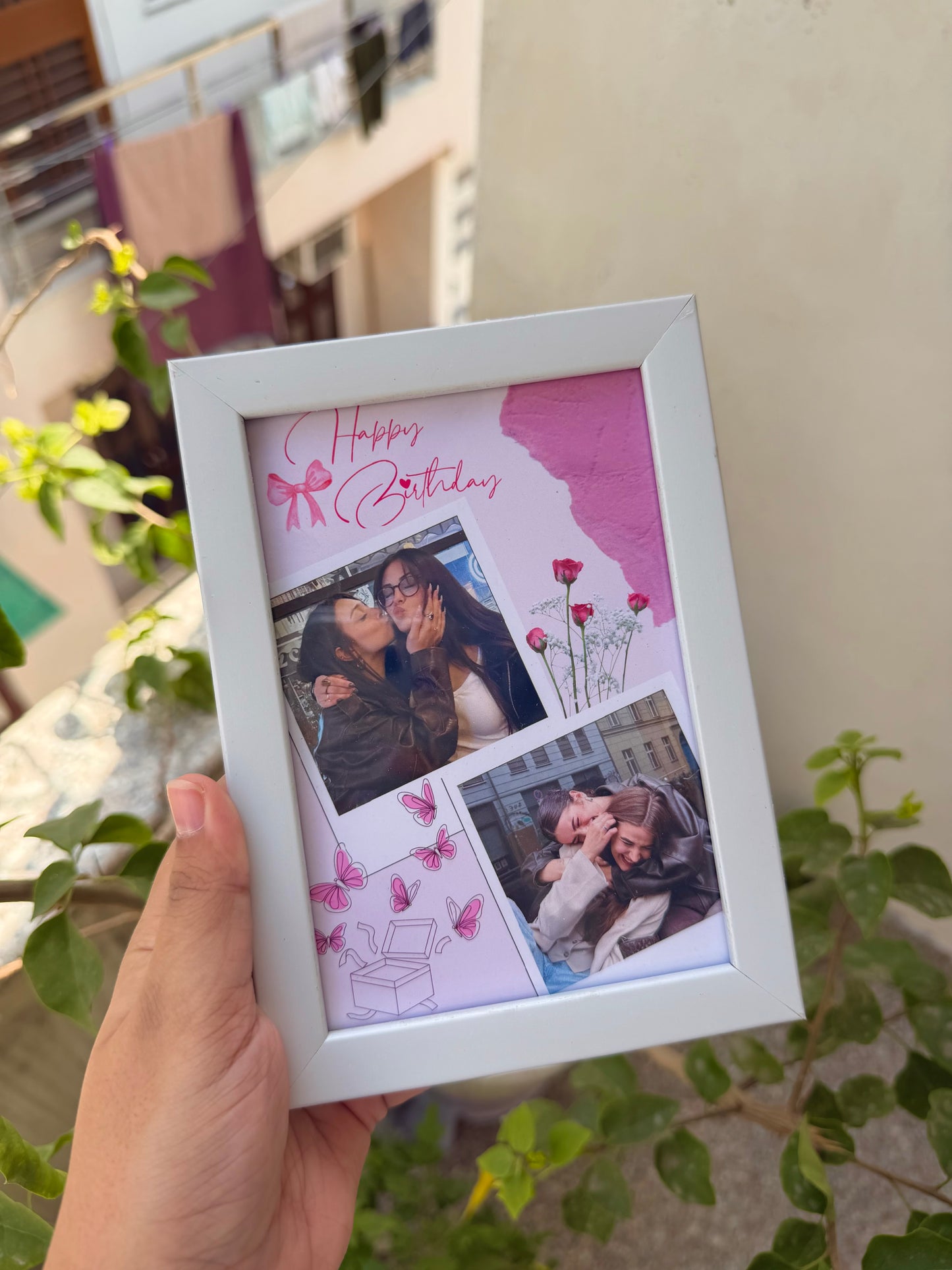 Pink Birthday Frame